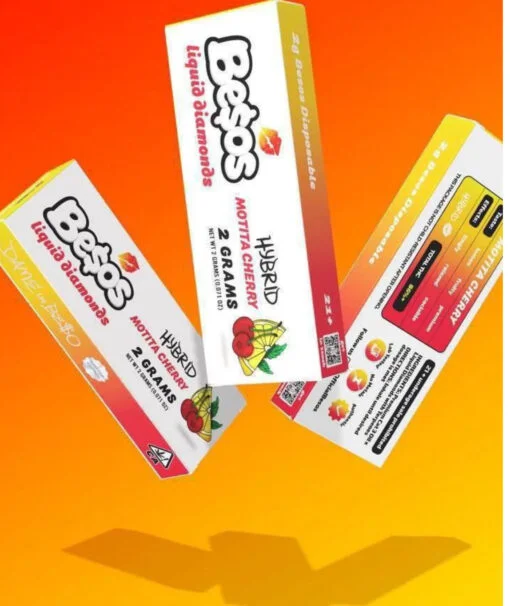 BESOS| MOTITA CHERRY | 2G LIQUID DIAMOND