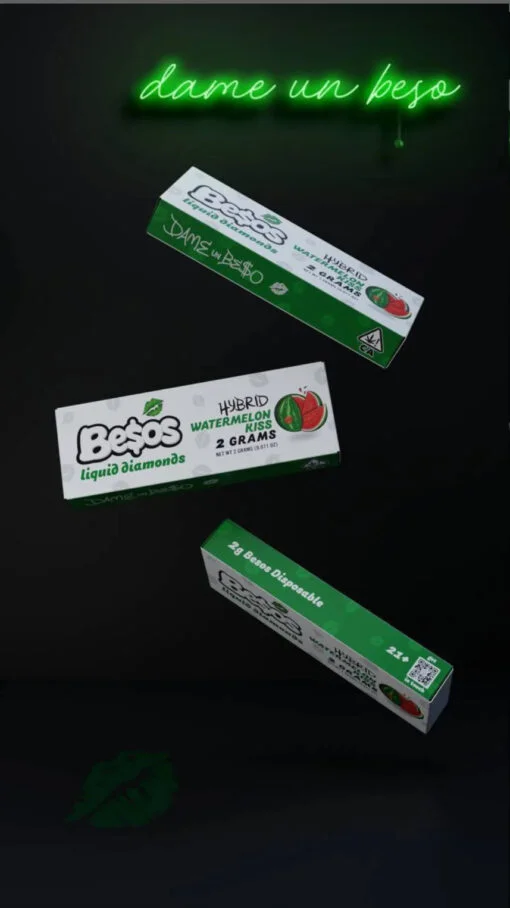 BESOS| WATERMELON KISS |2G LIQUID DIAMOND